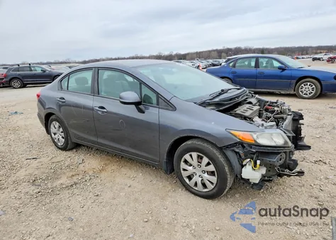 2012 Honda Civic Lx z USA, uszkodzony, nr VIN 2HGFB2F5XCH317420